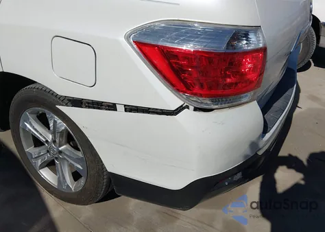 2013 Toyota Highlander Limited V6 z USA, uszkodzony, nr VIN 5TDYK3EH9DS131170